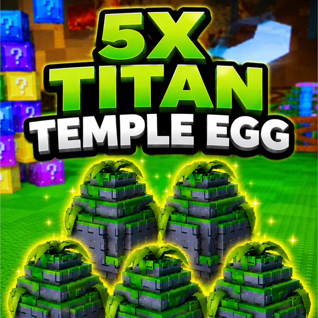 5x Temple Eggs Pack